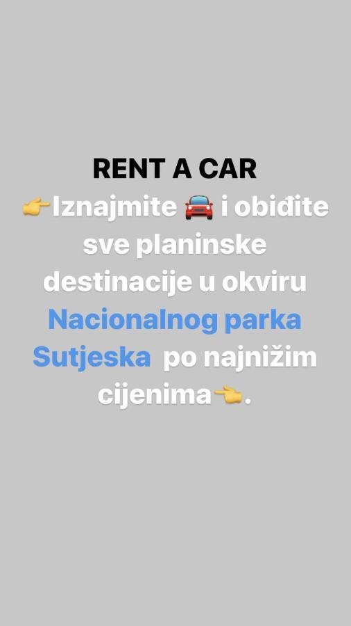 Apartament Apartman Kosuta 2 Tjentiste Zewnętrze zdjęcie